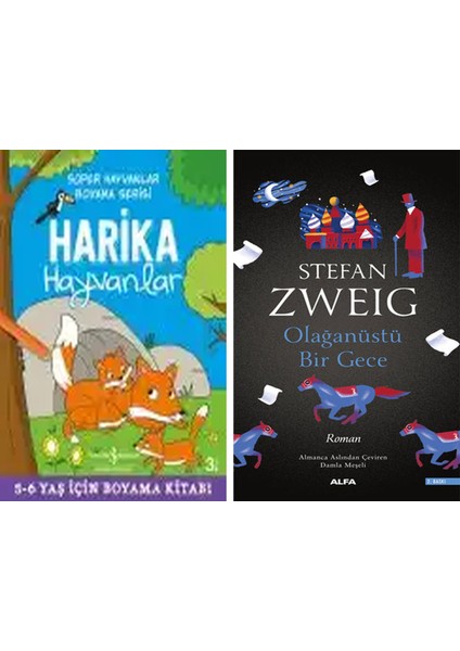 Harika Hayvanlar – Süper Hayvanlar Boyama Serisi + Olağanüstü Bir Gece