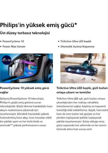 Marathon Ultimate LED Işıklı Başlık, Kumandalı Kontrol Toz Torbasız Süpürge Allergy H13 Filtreli Temizlik + Turbo Başlık Hediyeli modelleri