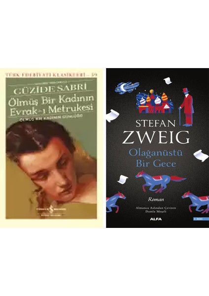 Ölmüş Bir Kadının Evrak-I Metrukesi – Ölmüş Bir Kadının Günlüğü – Sert Kapak + Olağanüstü Bir Gece