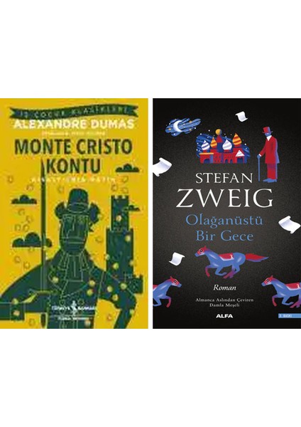 Monte Cristo Kontu – Kısaltılmış Metin + Olağanüstü Bir Gece