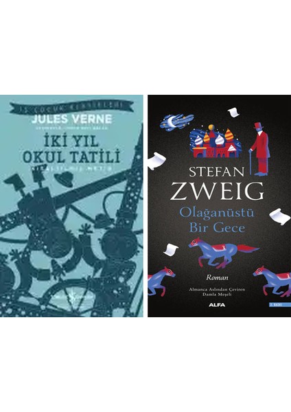 Iki Yıl Okul Tatili – Kısaltılmış Metin + Olağanüstü Bir Gece