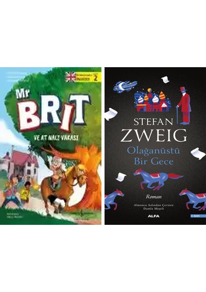 Mr Brit ve At Nalı Vakası – Bulmacalarla Ingilizce- 2 + Olağanüstü Bir Gece