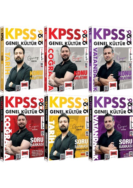 2026 Kpss Tarih Coğrafya Vatandaşlık Konu ve Soru (Günay Göktaş) (Engin Eraydın) (Özgür Özkınık)