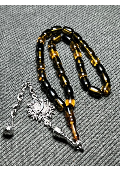 Zülfikar Püsküllü Sıkma Kehribar Kapsül Model Tesbih modelleri