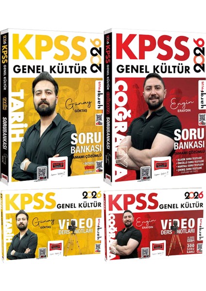 2026 Kpss Tarih Coğrafya Soru Bankası ve Video Ders Notları