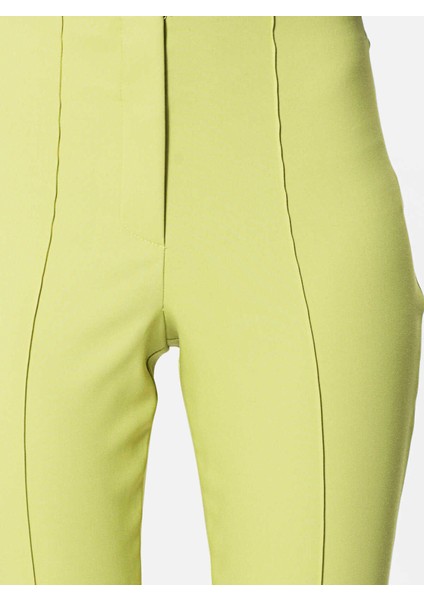 Çizgi Detaylı Kadın Pantolon Fıstık Yeşili Y9912015_042