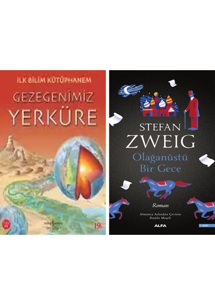 Ilk Bilim Kütüphanem – Gezegenimiz Yerküre + Olağanüstü Bir Gece