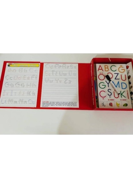Manyetik Tablet Alfabe Eğitim Seti + Ayaklı Buzdolabı Magnetli Tablet+Harfler modelleri