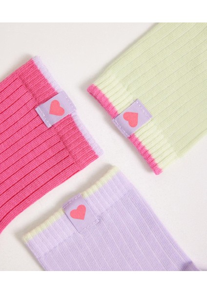 3 Lü Paket Fairytale Kadın Soket Çorap Çok Renkli fiyatları