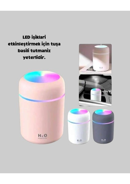 USB Bağlantılı LED Işıklı Hava Nemlendirici – Sessiz ve Kullanıcı Dostu Tasarım fırsatları