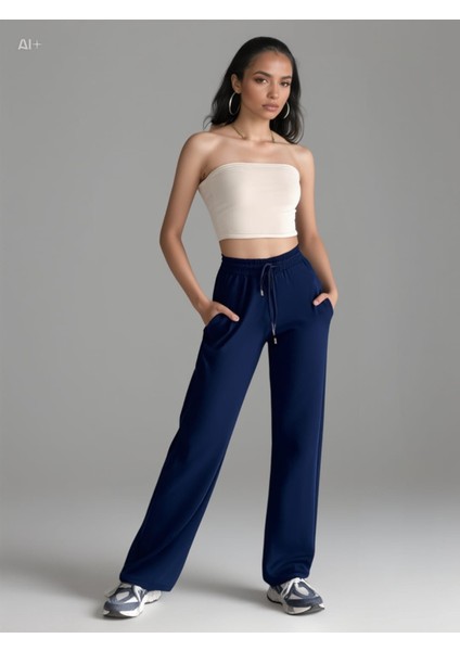 Bol Paça Modal Kumaş Eşofman Altı