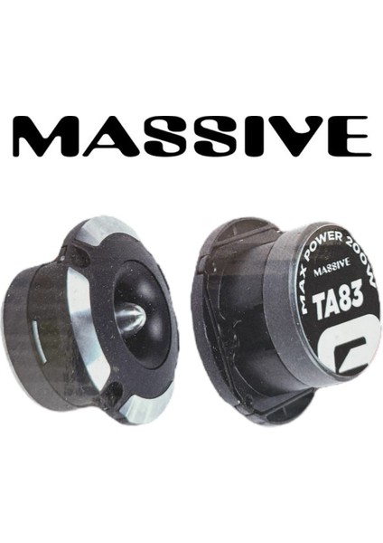 MS-TA83-ÇİFTİ 400W Max-Çifti 200W Rms -Kaliteli Profesyonel 10 cm Spl Dome Twetter fiyatları