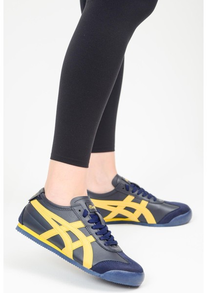 E-2014-2061 Lacivert Sarı Unisex Sneaker Spor Ayakkabı