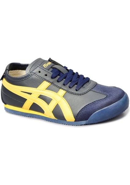 E-2014-2061 Lacivert Sarı Unisex Sneaker Spor Ayakkabı