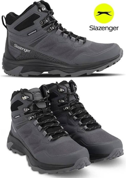Wakanda Outdoor Premium Seri Ithl Koyu Gri Füme Sneaker Kışlık Spor Ayakkabı Bot