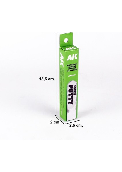 AK 9329 20 ml. Dolgu Macunu, Yeşil fırsatları