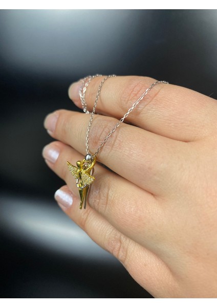 925 Ayar Gümüş Sarılan Çift Kolyesi fiyatları