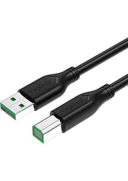 USB B Printer Tarayıcı Yazıcı Data Kablosu 5 Metre