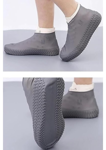 Home Silikon Ayakkabı Koruyucu Kılıf, Esnek ve Dayanıklı Ayakkabı Çorabı, Su Geçirmez Tasarım, Tüm Hava Koşulları Için Uygun, Yürüyüş ve Outdoor Aktiviteler Için Ideal (Kadın) fırsatları