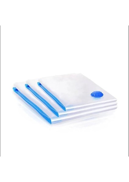 (3 Adet) En Büyük Boy (100X130) Vakumlu Hurç Yorgan Hurcu Vakumlu Hurc Poşet Saklama Torbası