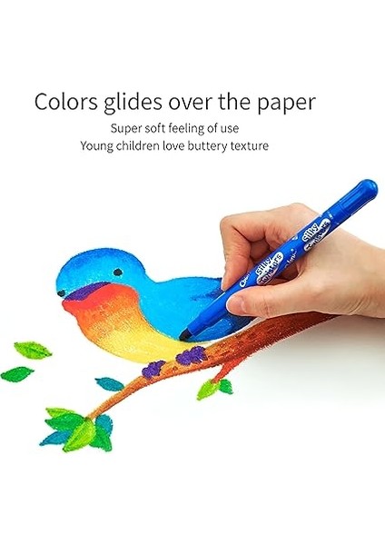 Ofıs ve Okul Amos CST12 Colorix Üçü Bir Arada Silky Twister 12'li, 12 Renk fırsatları