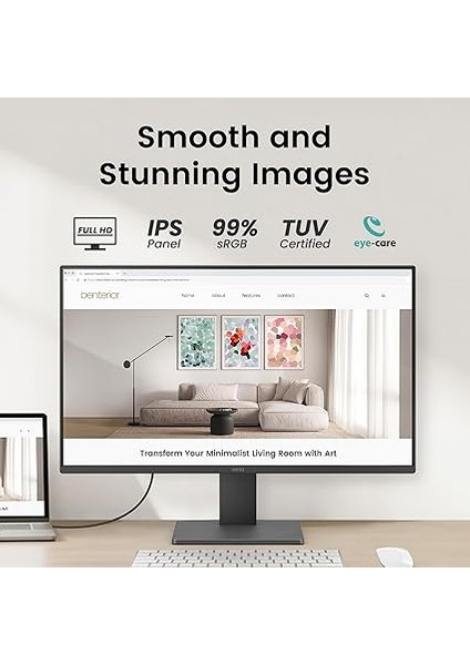 GW2491 23,8" IPS 1920X1080 5ms 100Hz HDMI Dp Eye Care Ev Ofis Monitörü fiyatları