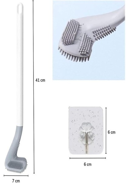 Klozet Fırçası Tuvalet Fırçası Silikon Wc Klozet Mutfak Temizlik Fırçası Kanca fiyatları