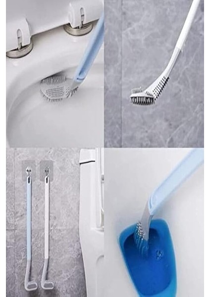 Klozet Fırçası Tuvalet Fırçası Silikon Wc Klozet Mutfak Temizlik Fırçası Kanca modelleri