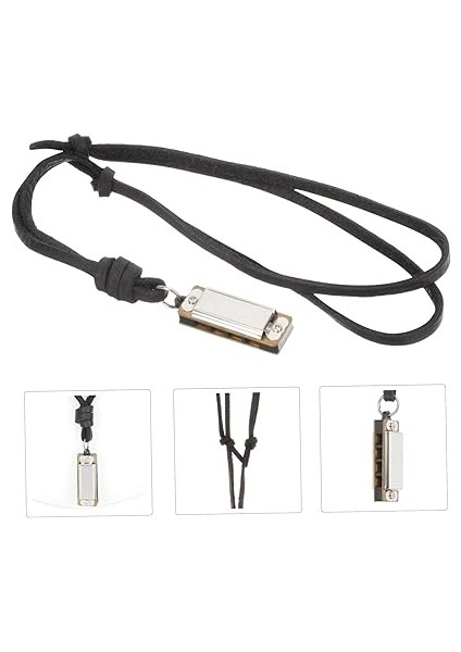 3 Parça Metal Zincir Armonika Küçük Armonika Kolye Parti Kolye Armonika Kolye Kolye Resmi Düdük Müzikal Armonika Oyuncak Islık Çalışmak Alaşım Kayıt Cihazı Cep indirimleri