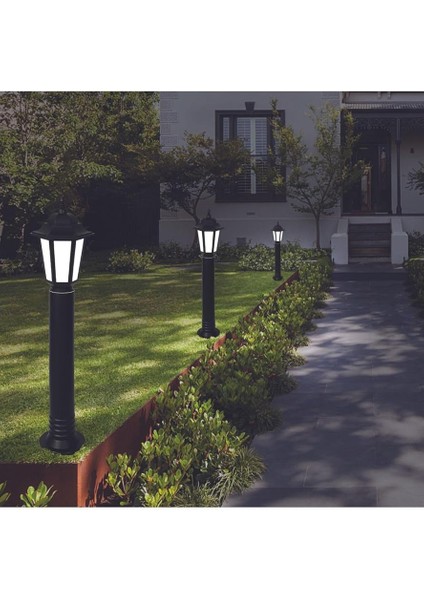 Geldi Zita Bahçe Aydınlatması Klas 90 cm Direk Bahçe Aydınlatma Set Üstü Bahçe Lambası
