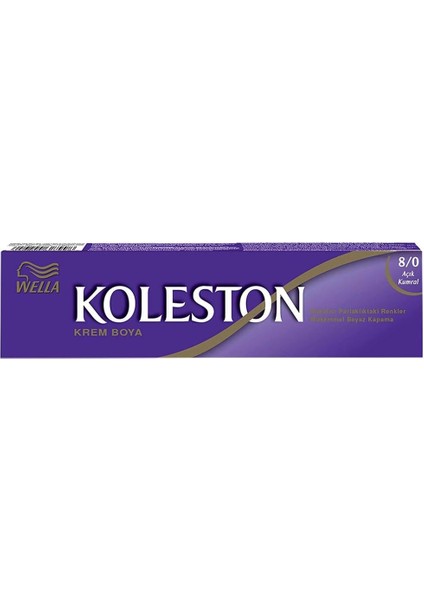 Koleston Single Tüp Boya 8/0 Açık Kumral