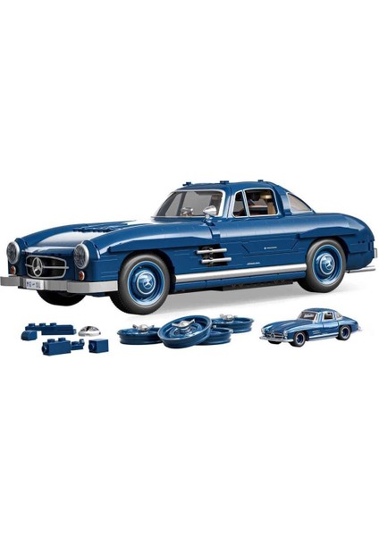 Premium Serisi Mercedes-Benz 300 Sl Araba 1600 Parça Yapım Seti HWW25