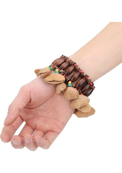 Afrika Kabile Tarzı Somun Kabuğu Bilezik El Zili Djembe Afrika Davul Konga Perküsyon Aksesuarları Için