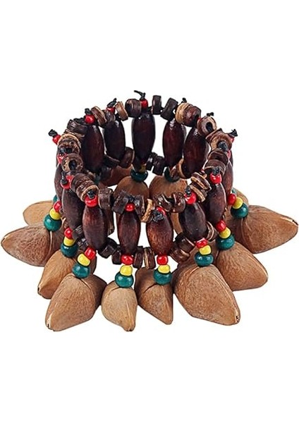 Afrika Kabile Tarzı Somun Kabuğu Bilezik El Zili Djembe Afrika Davul Konga Perküsyon Aksesuarları Için modelleri