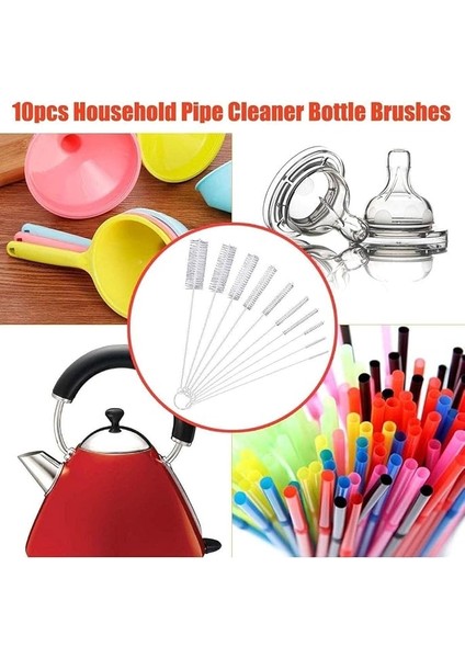 Pipet Temizleme Fırçası Pratik Bükülebilir Temizlik Fırçası Klavye Temizleme Fırçası Beyaz fırsatları