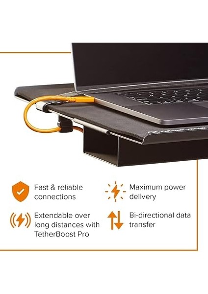 Tools Tetherpro Usb-C To Usb-C - Bağlantı Kablosu 15' (4.6m) Dslr Kamera ve Laptop, Turuncu fırsatları