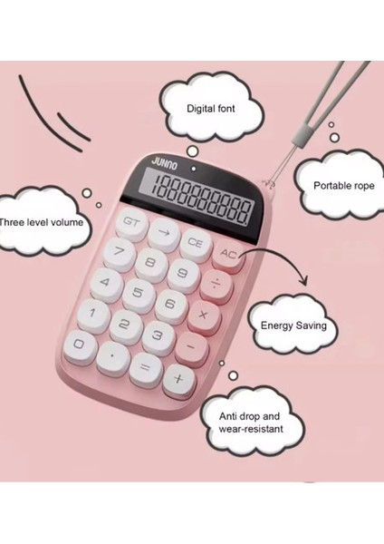 Sevimli Kare Tuşlu 10 Haneli Ldc Ekran Hesap Makinası Yeşil modelleri