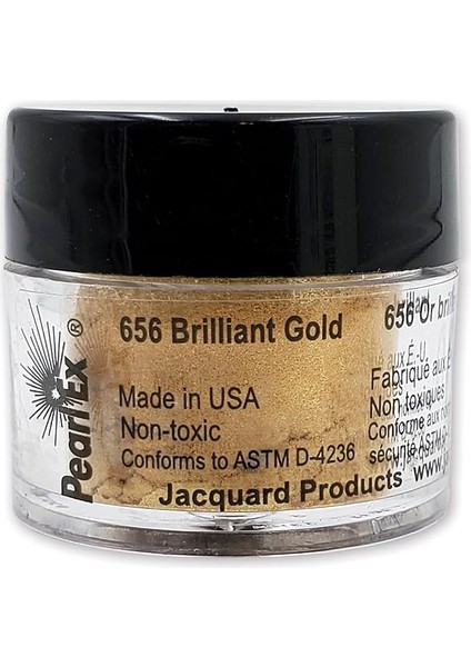 Pearl Ex Pigment Tozu, 3 G, Parlak Altın, Epoksi Reçine, Sulu Boya, Kaligrafi Mürekkebi ve Kil Için Gevşek Mika Tozu, Epoksi Reçine Boyası