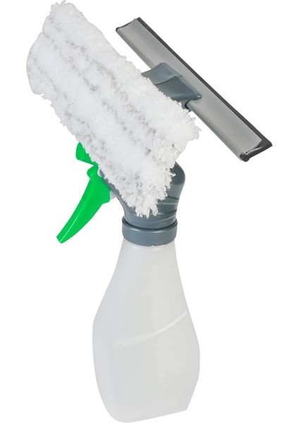 ml Deterjan Hazneli Spreyli Çekçekli Cam Silme Aparatı -Deterjan Hazneli Spreyli Camsil