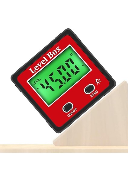 Dijital LCD Açı Ölçer, Eğim Ölçer, Mini Açı Arayıcı, Manyetik Ayaklı, Su Geçirmez Dijital Açı Ölçer, 0-360° Açı Ölçer