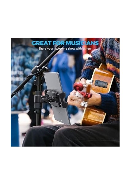 Tablet Tutucu, Koşu Bandı, iPad Tutucu, Ev Egzersiz Aleti, Bisiklet Cep Telefonu Tutucu, 360° Döndürülebilir Tablet Tutucu, iPad Pro, iPad Mini Air Samsung Galaxy Tab (4,7 – 13 Inç) Için Gidon fırsatları