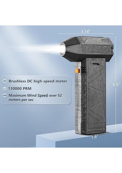 Turbo Jet Fan 52M/S Turbo Şiddetli Fan 130000 Rpm Güçlü Üfleyici fırsatları