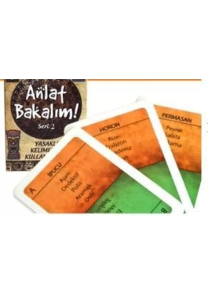 Anlat Bakalım Kelime Oyunu Seri 1 ve Seri 2-2'li Set 110 Kart fiyatları