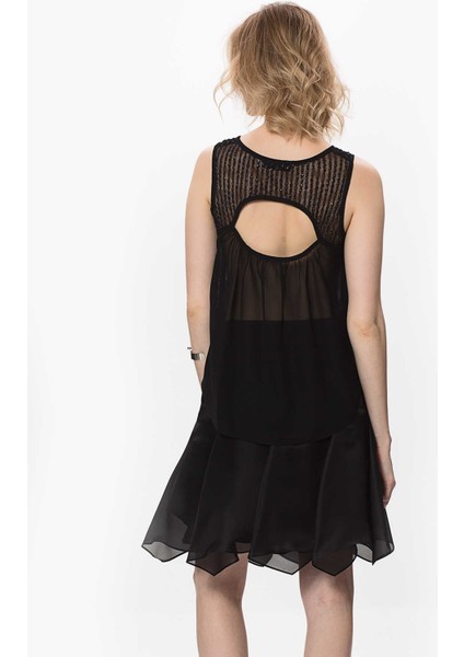 Tül Detaylı Mini Etek Siyah Y9915002_001 indirimleri