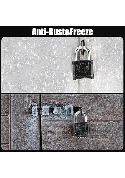 54 mm Ağır Şifreli Kilit, [tek Düğmeli Kilit] Hava Şartlarına Dayanıklı 4 Haneli Şifreli Kilit, Güvenlik Kilidi, Gömme Toka, Hırsızlığa Karşı Emniyetli Asma Kilit, Avlu, Çit, Garaj Için, Siyah fiyatları