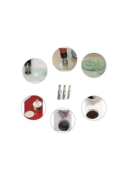 Cam Fayans Mermer Granit Delme Pancı Boru Tipi Elmas Karot Uç 12MM modelleri