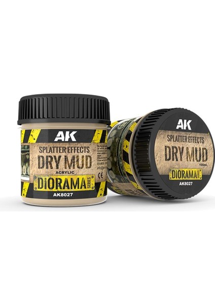 AK 8027 100 ml. Kuru Çamur Sıçrama Efekti, Akrilik, Diorama Serisi Zemin Dokusu indirimleri