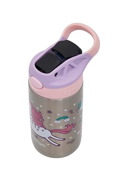 Gizmo Flip Unicorn Çelik Çocuk Suluğu 420 ml Pembe fiyatları