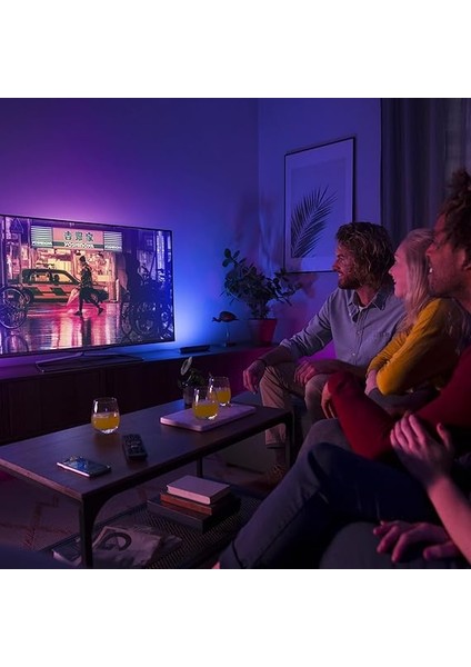 Huewca Play Genişletme Paketi, Akıllı LED Aydınlatma, Siyah (Güç Adaptörü Dahil Değildir) modelleri