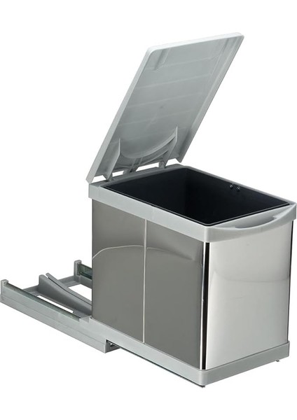 Toty 21700 Raylı Dolap Içi Çöp Kovası 16 Litre